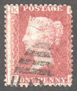 Great Britain Scott 33 Used Plate 123 - FK - Click Image to Close